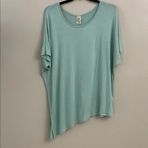 Light green asymmetrical top
